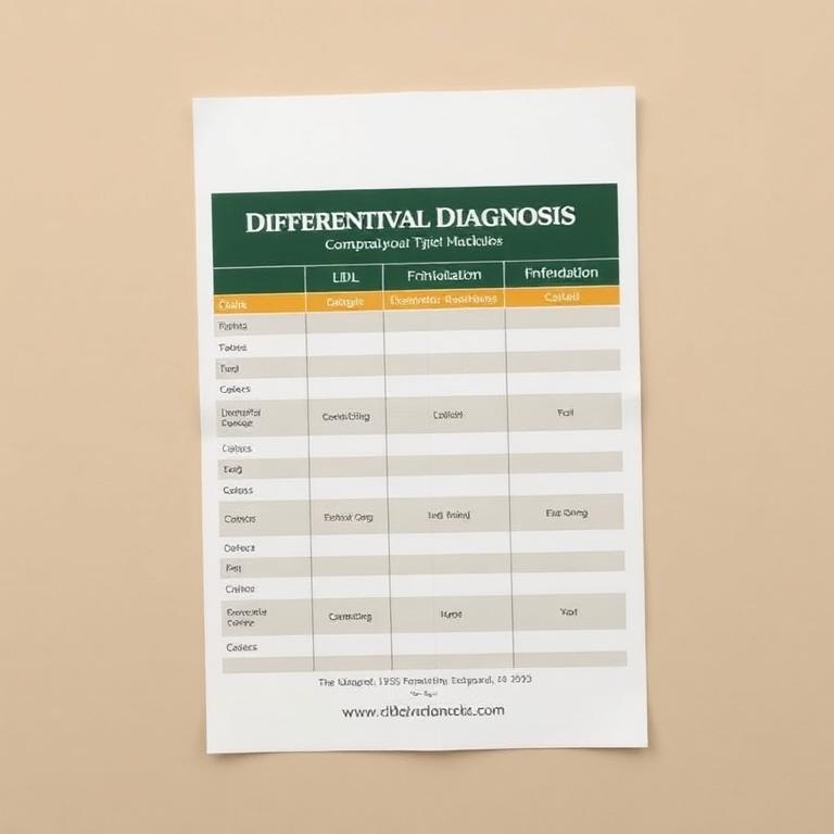 Tabela de Diagnóstico Diferencial